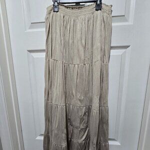 Cato Skirt Women Medium Tiered BoHo Whimsy Hippie Maxi